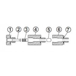 Ugello Ottone/acciaio inox